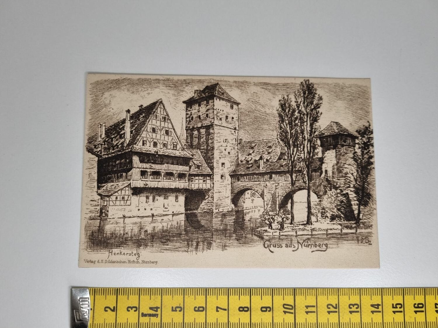 Äldre vykort. Gruss aus Nürnberg