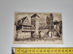 Äldre vykort. Gruss aus Nürnberg