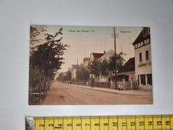 Äldre vykort. Gruss aus Dohna i S. Königstrasse
