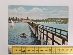 Äldre vykort. Ernst Damm, Timmendorfer Strand