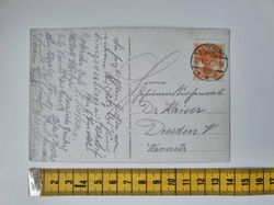 Äldre vykort. Dresden. Stämplat 1917