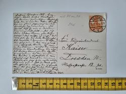 Äldre vykort. Dessau. Rittertor am Kühnauer Park 1917