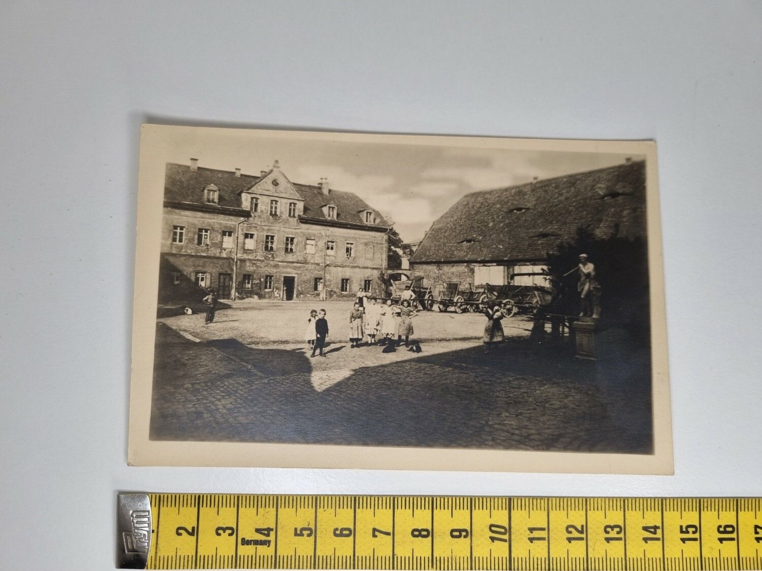 Äldre vykort. Das alte Plauen bei Dresden