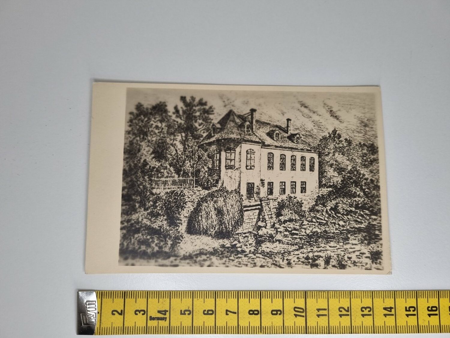 Äldre vykort. Das alte Plauen bei Dresden