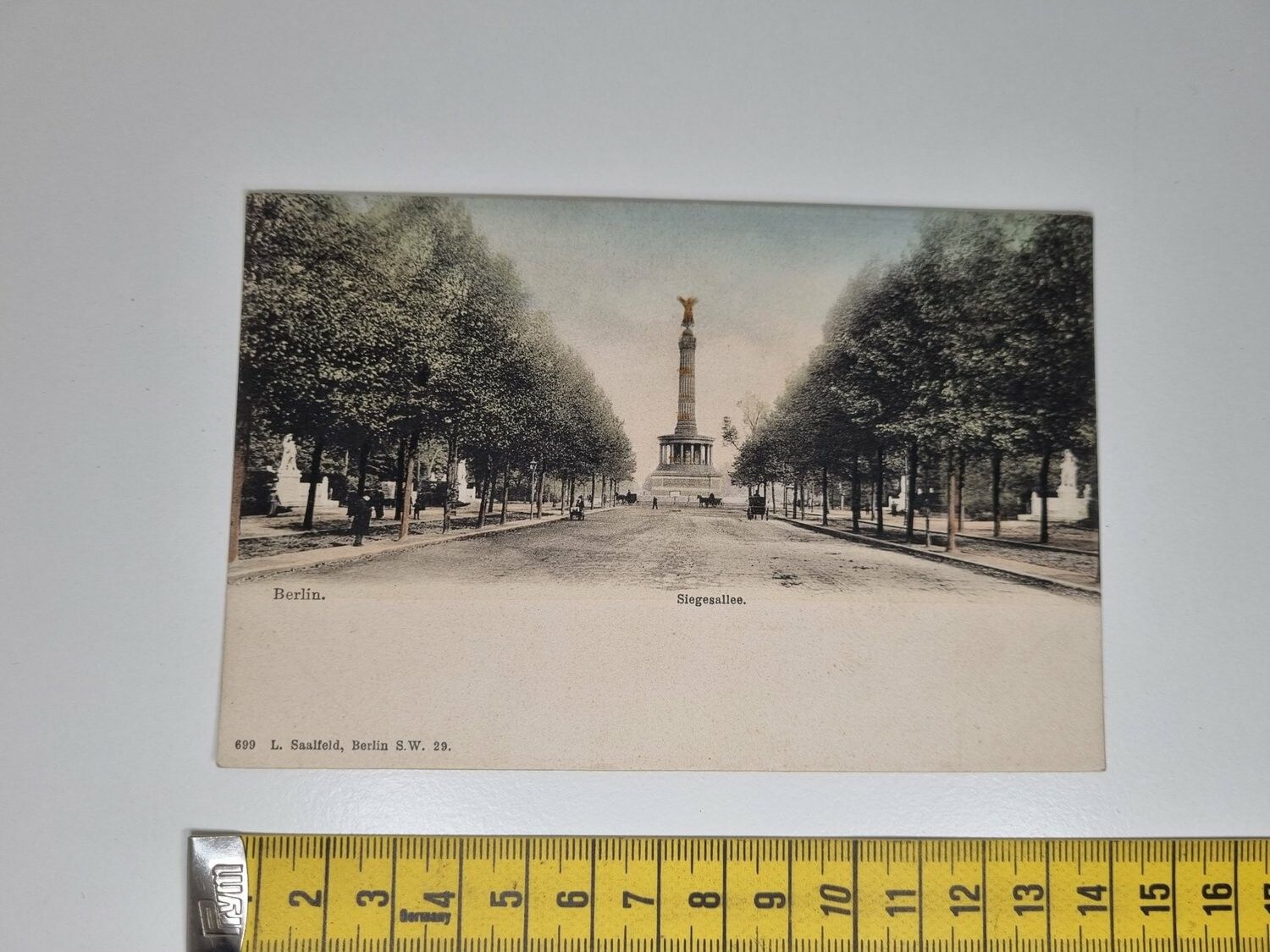Äldre vykort. Berlin. Siegesallee.
