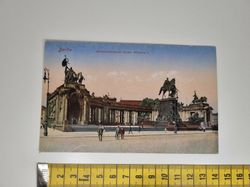 Äldre vykort. Berlin. Nationaldenkmal Kaiser Wilhelm I
