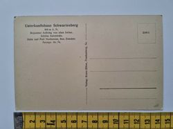 Äldre vykort, Unterkunftshaus Schwartenberg