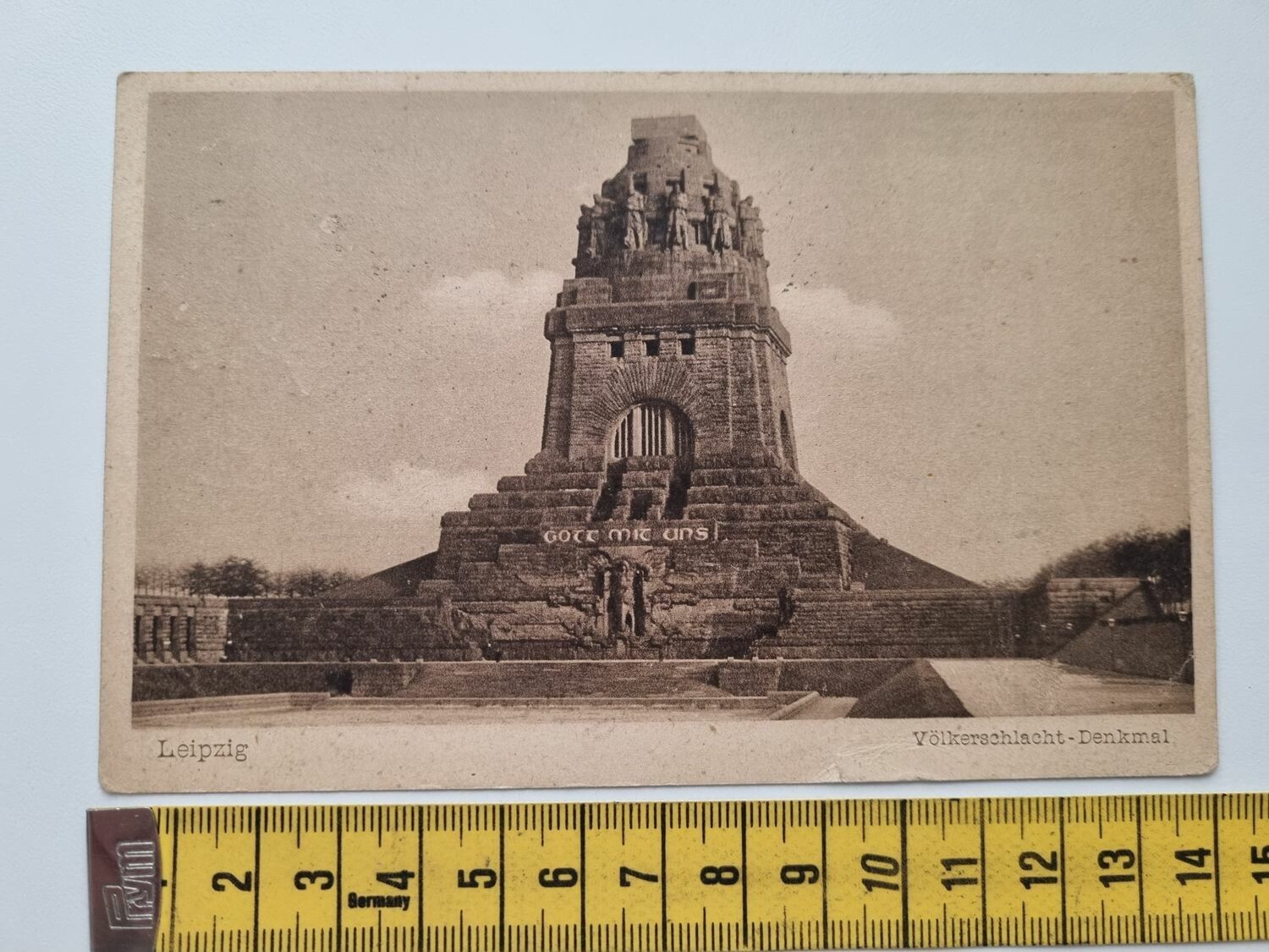 Äldre vykort, Leipzig Völkerschlacht-Denkmal