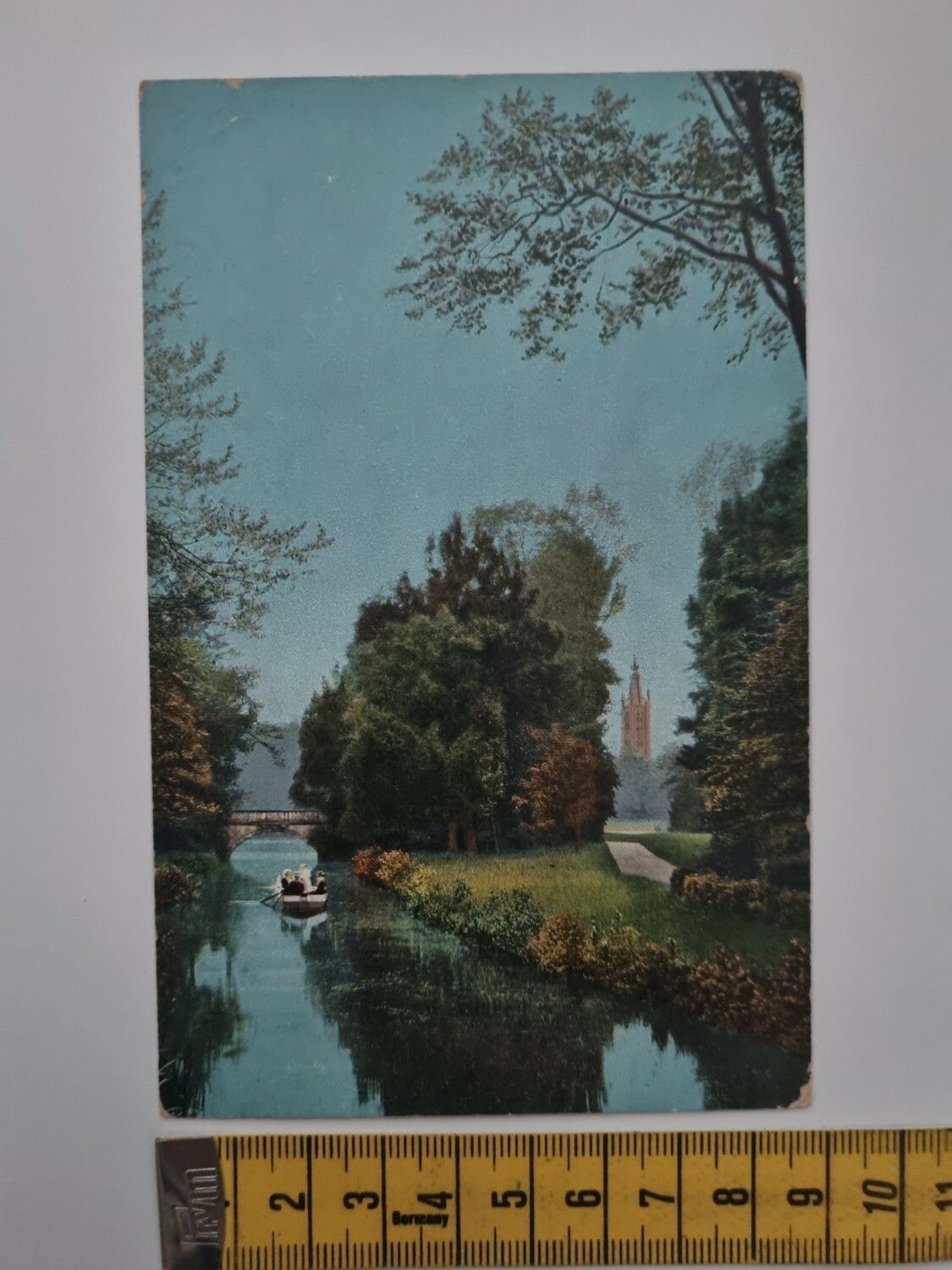 Äldre vykort, Wörlitz Partie im Park