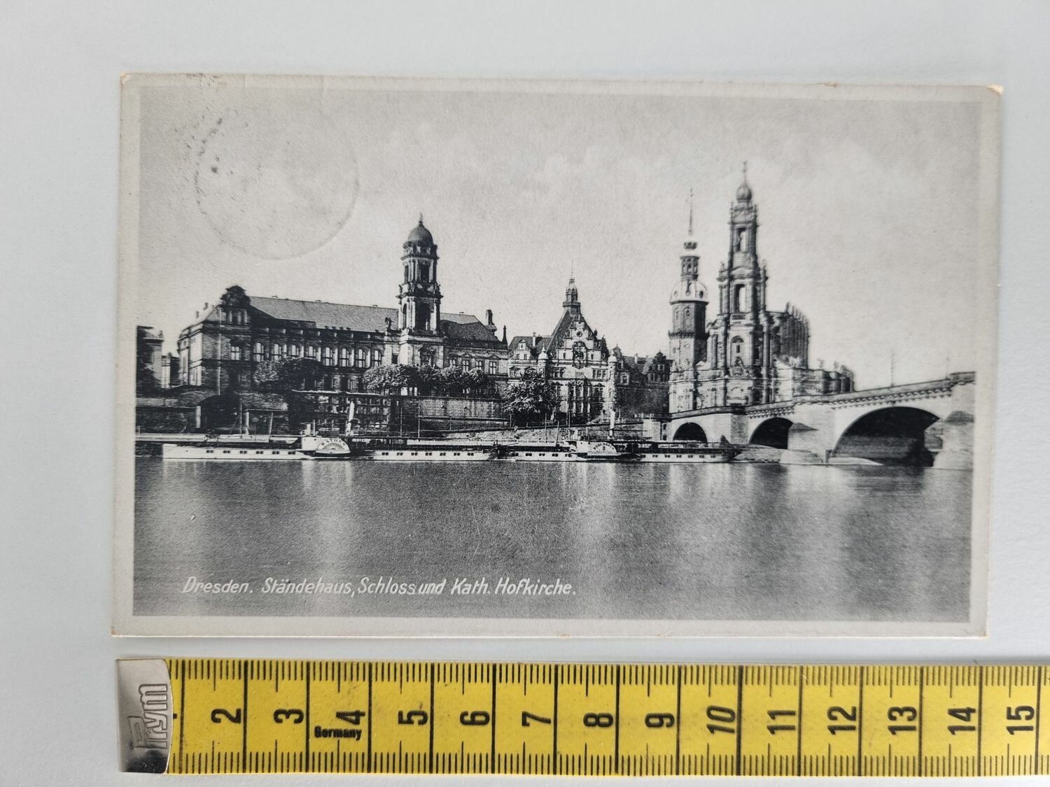 Äldre vykort Tyskland, Stämplat 1932