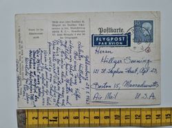 Äldre vykort, stämplat 1963