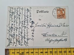 Äldre vykort, stämplat 1917