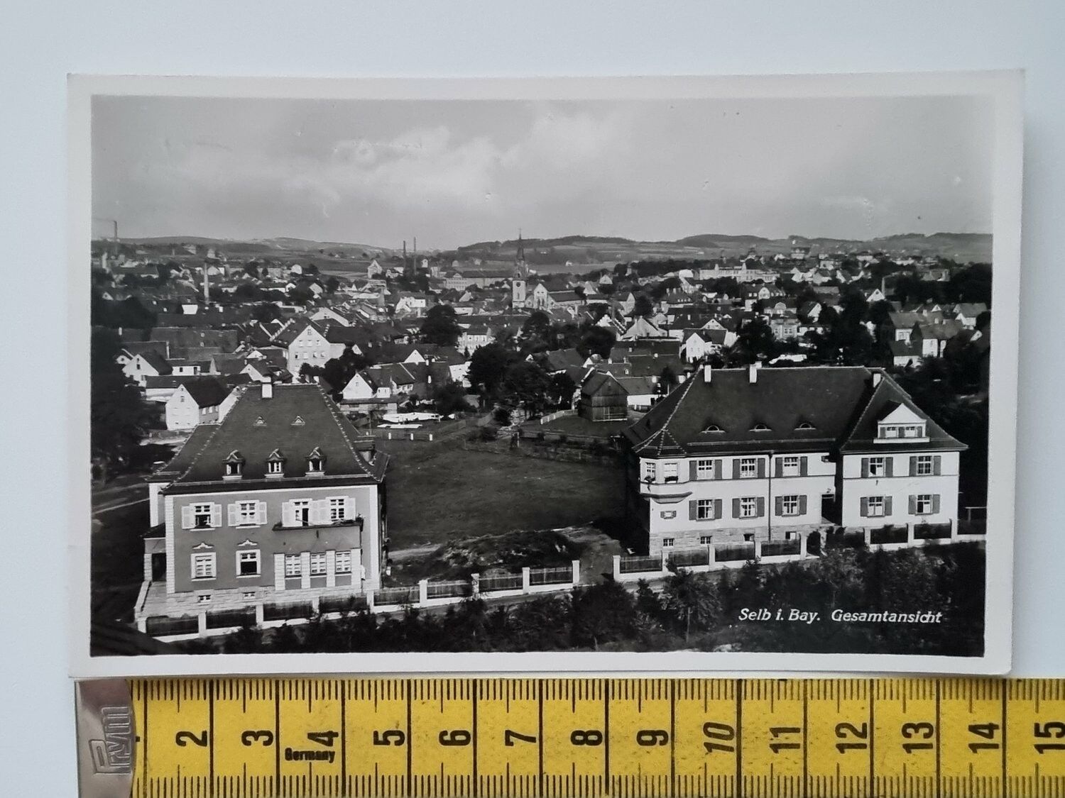 Äldre vykort, Selb i. Bay. Gesamtansicht