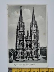 Äldre vykort, Regensburg. Der Dom (107m)
