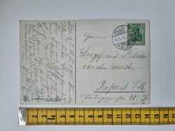 Äldre vykort, Pillnitz, år 1915