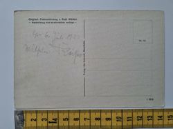 Äldre vykort, Original-Federzeichnung v. Rudi Müllers
