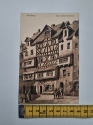 Äldre vykort, Nürnberg Hans Sachs-Wohnhaus
