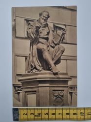 Äldre vykort, Nürnberg Hans Sachs Denkmal