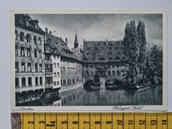 Äldre vykort, Nürnberg Heiliggeist-Spital