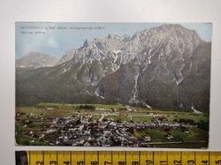 Äldre vykort, MITTENWALD a. Isar (920 m)