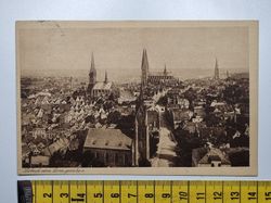 Äldre vykort, Lübeck vom Dom gesehen