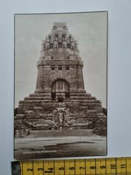 Äldre vykort, Leipzig, Völkerschlachtdenkmal, 1932