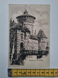 Äldre vykort, Gruss aus Nurnberg.