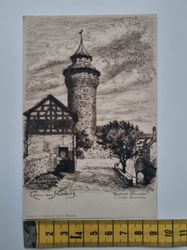 Äldre vykort, Gruss aus Nurnberg.