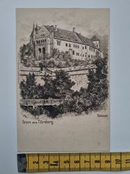 Äldre vykort, Gruss aus Nurnberg Schloss