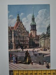 Äldre vykort, Georgentor und Schloßturm, Dresden