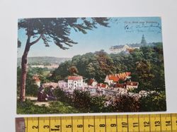 Äldre vykort, Gera. Blick vom Weinberg,