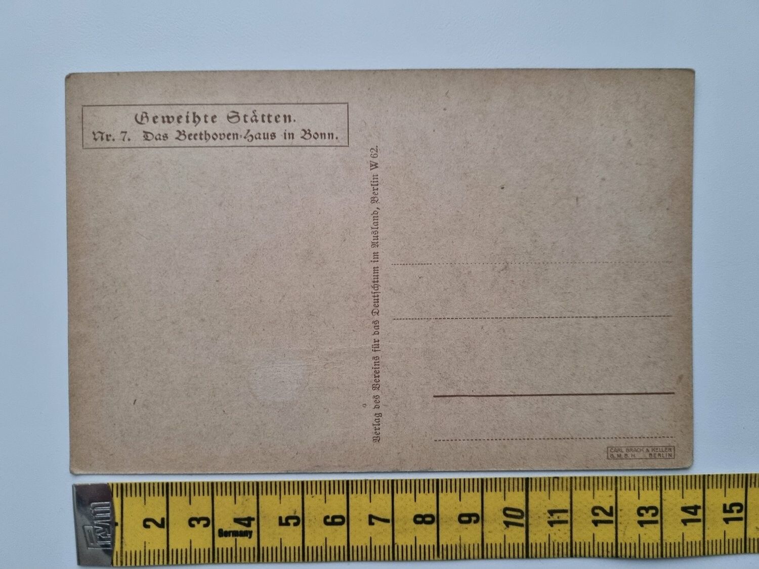 Äldre vykort, Geweihte Stätten