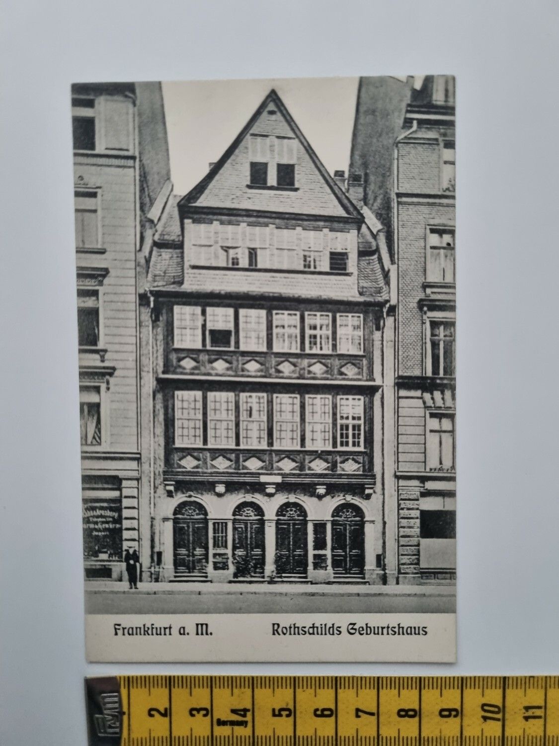 Äldre vykort, Frankfurt a. M. Rothschilds Geburtshaus,
