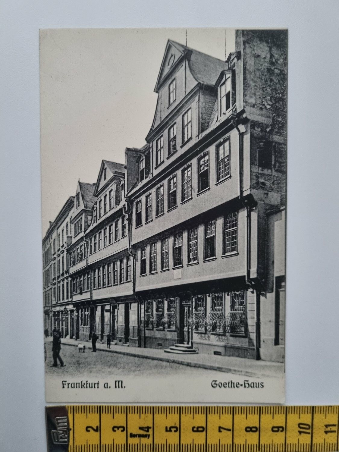 Äldre vykort, Frankfurt a. M. Goethe-Haus, daterat 1906