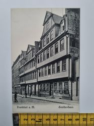 Äldre vykort, Frankfurt a. M. Goethe-Haus, daterat 1906