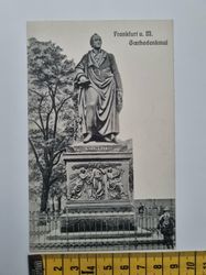 Äldre vykort, Frankfurt a. M. Goethedenkmal