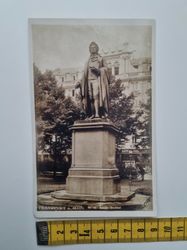 Äldre vykort, FRANKFURT a, MAIN. Nr. 19. Schiller-Denkmal, daterat 1906