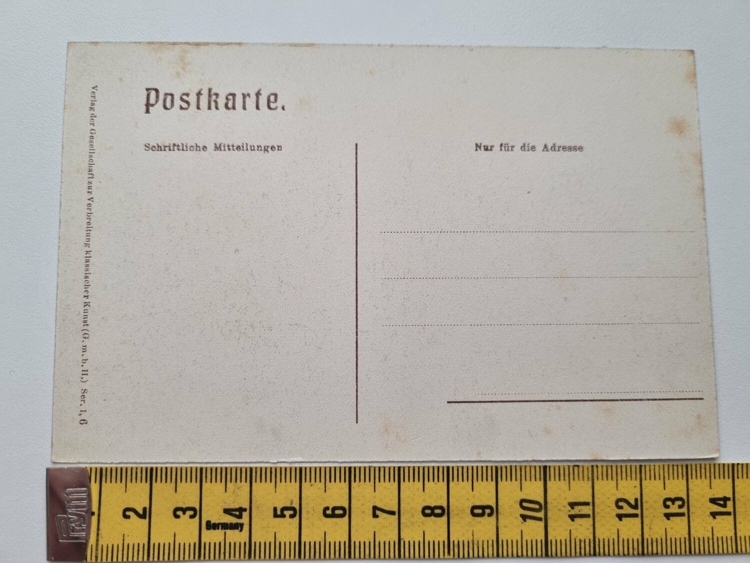 Äldre vykort, EHRENBREITSTEIN BEI COBLENZ