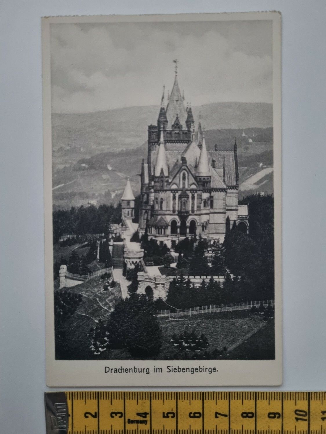 Äldre vykort, Drachenburg im Siebengebirge