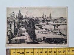 Äldre vykort, daterat 1928