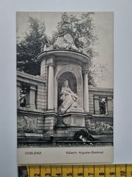 Äldre vykort, COBLENZ Kaiserin Augusta-Denkmal