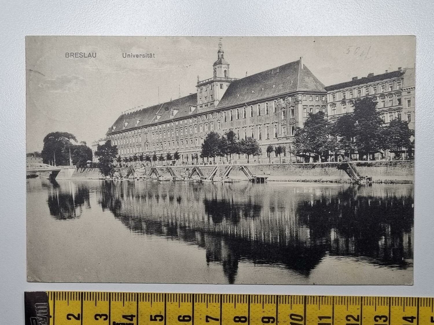 Äldre vykort, BRESLAU Universität, 1913