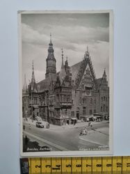 Äldre vykort, Breslau, Rathaus