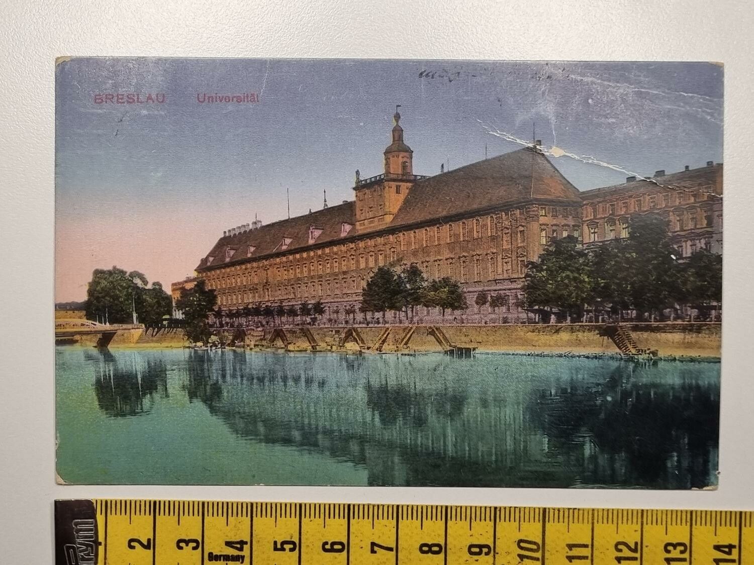 Äldre vykort, BRESLAU Universität, 1912