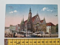 Äldre vykort, Breslau Rathaus