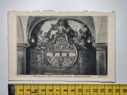 Äldre vykort, Bremen. Bacchusfass im Ratsheller