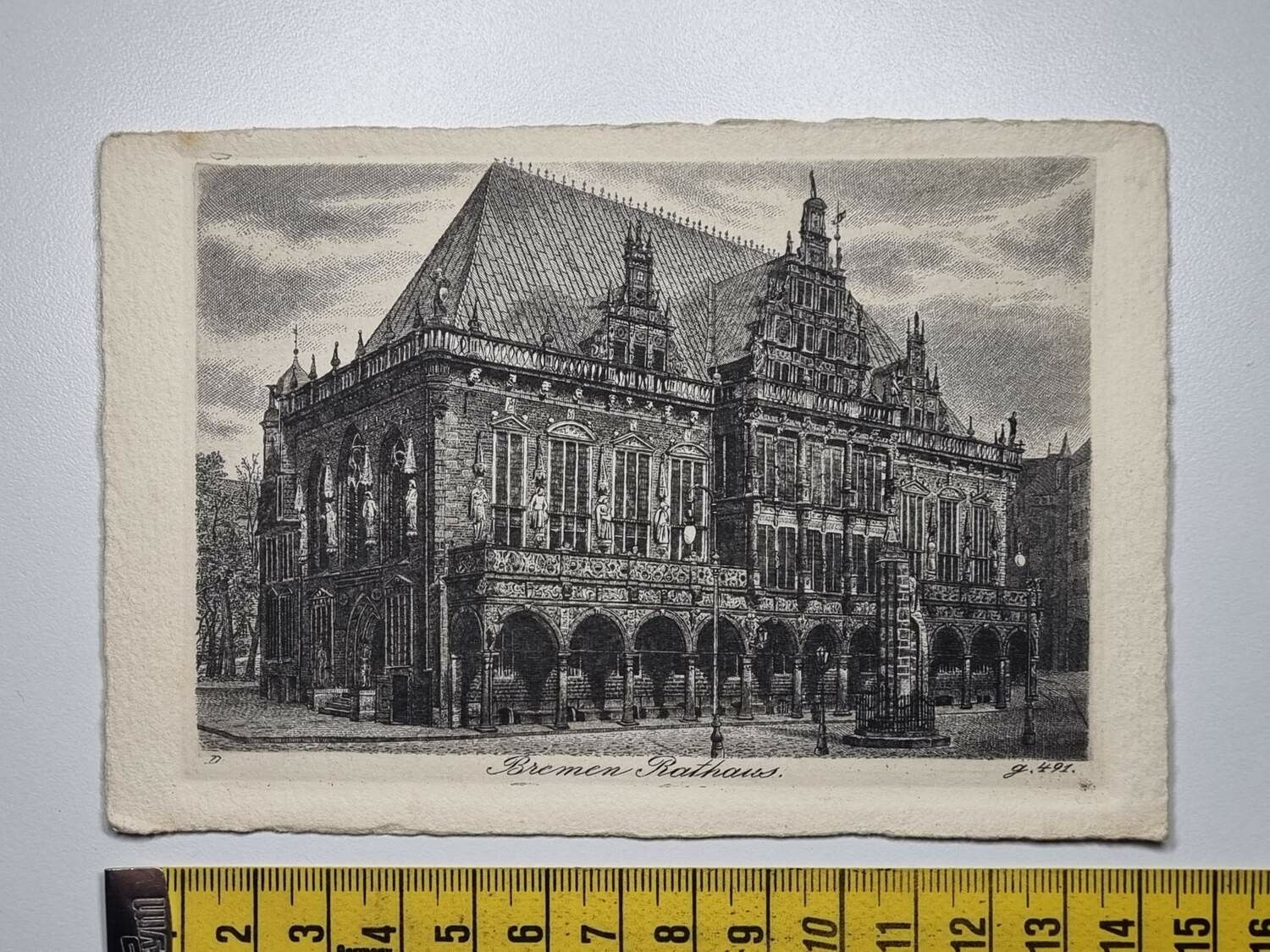Äldre vykort, Bremen Rathaus