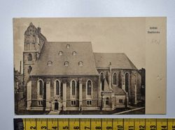 Äldre vykort, BORNA Stadtkirche, 1912