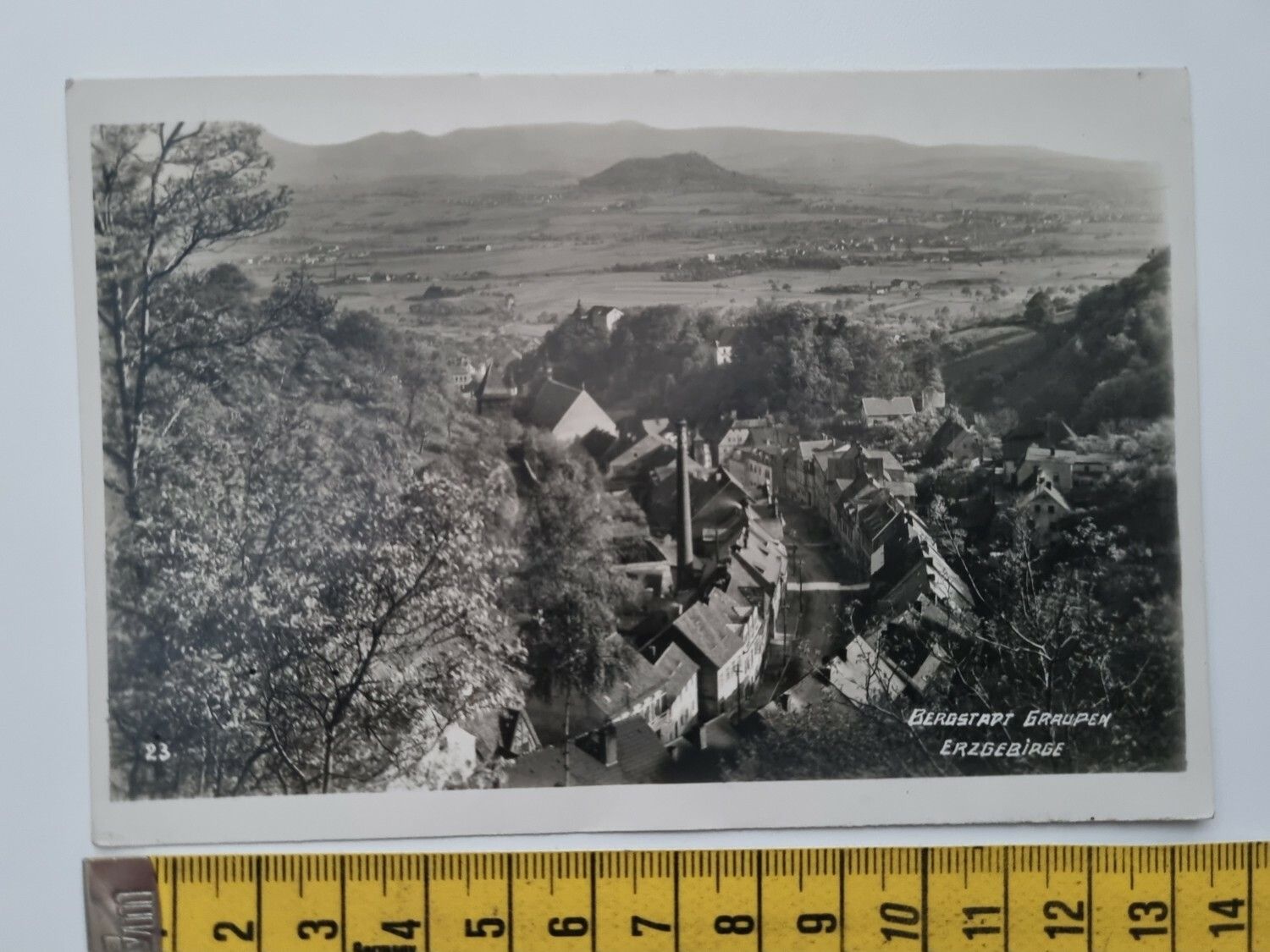 Äldre vykort, BERGSTADT GRAUPEN ERZGEBIRGE