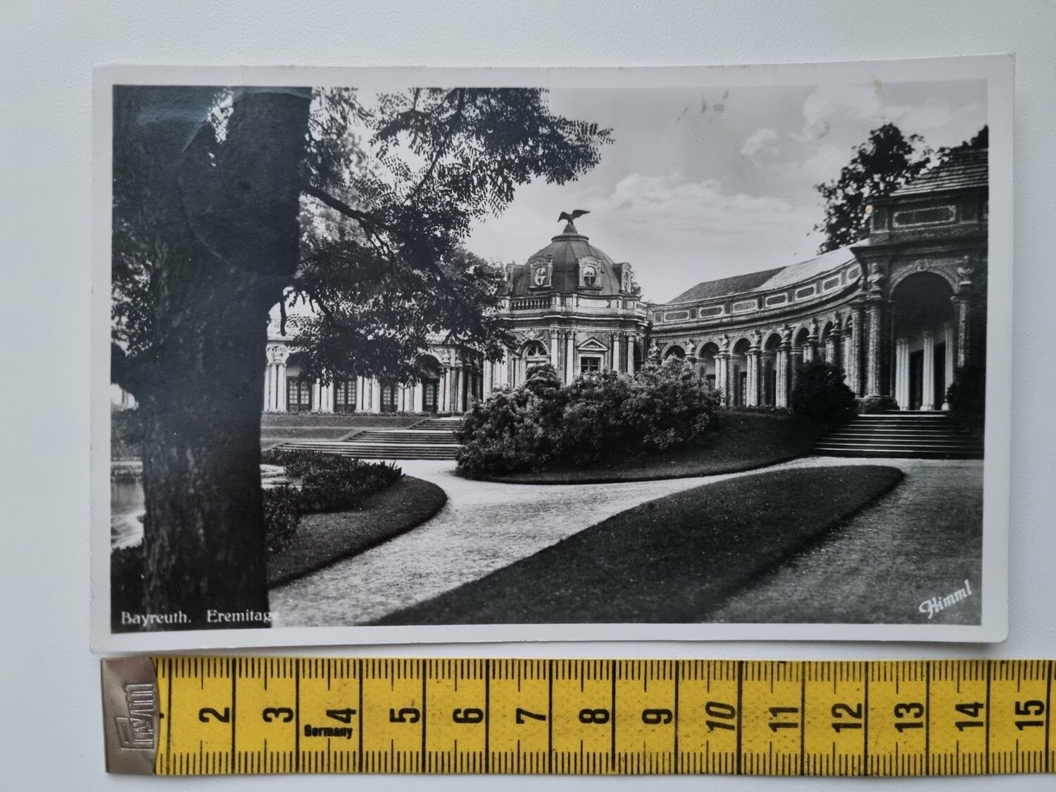 Äldre vykort, Bayreuth. Eremitage Himml